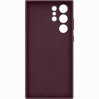 Thumbnail for Samsung Leather Cover for Galaxy S22 Ultra - Burgundy