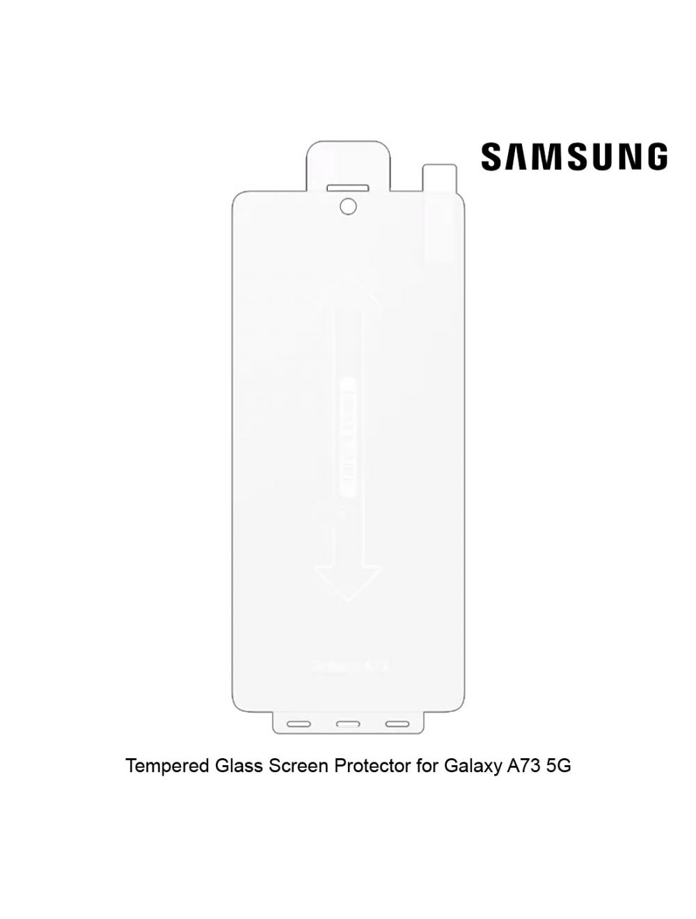 Samsung Tempered Glass Screen Protector for Galaxy A73 5G - Clear