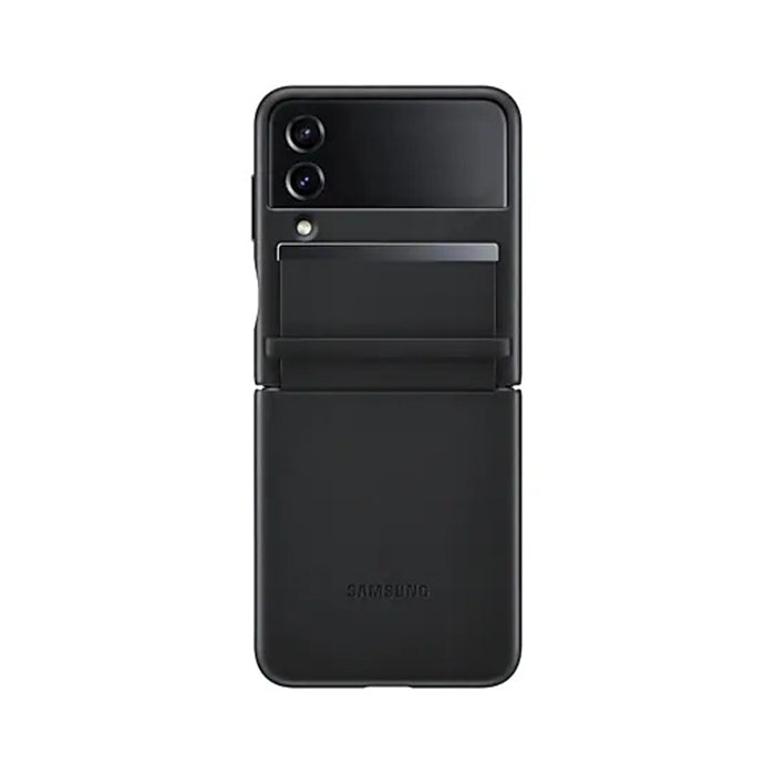 Samsung Galxy Z Flip 4 Flap Leather Cover - Black