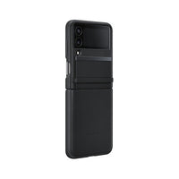 Thumbnail for Samsung Galxy Z Flip 4 Flap Leather Cover - Black