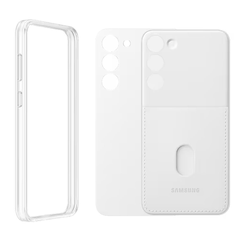 Samsung Frame Case for Galaxy S23+ - White