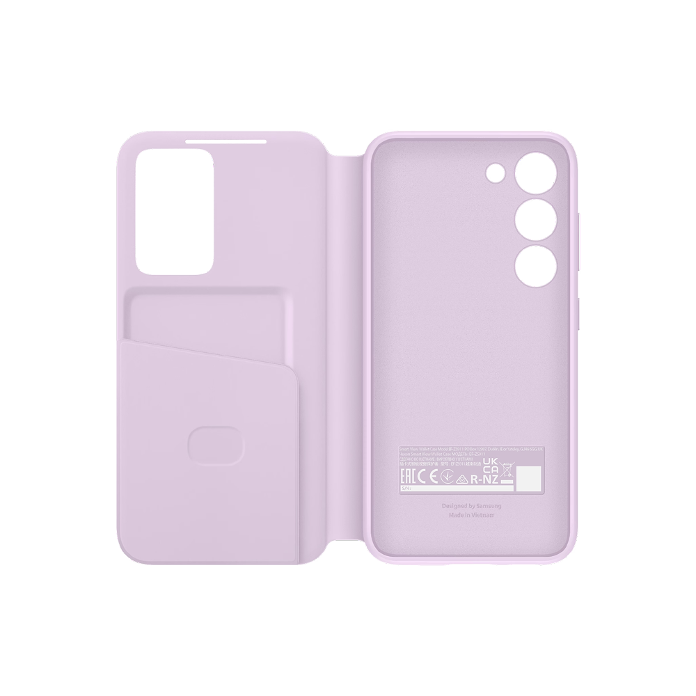 Samsung Smart Clear View Wallet Case for Galaxy S23 - Lavender