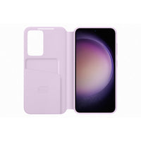 Thumbnail for Samsung Smart Clear View Wallet Case for Galaxy S23 - Lavender