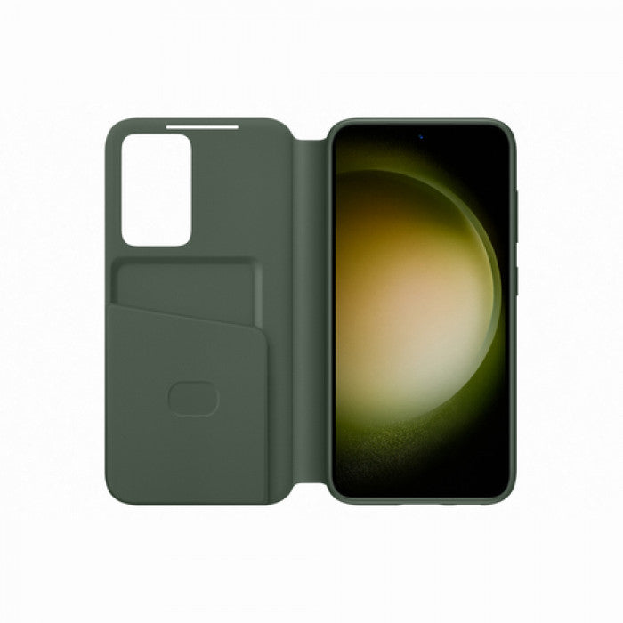 Samsung Smart Clear View Wallet Case for Galaxy S23 - Green