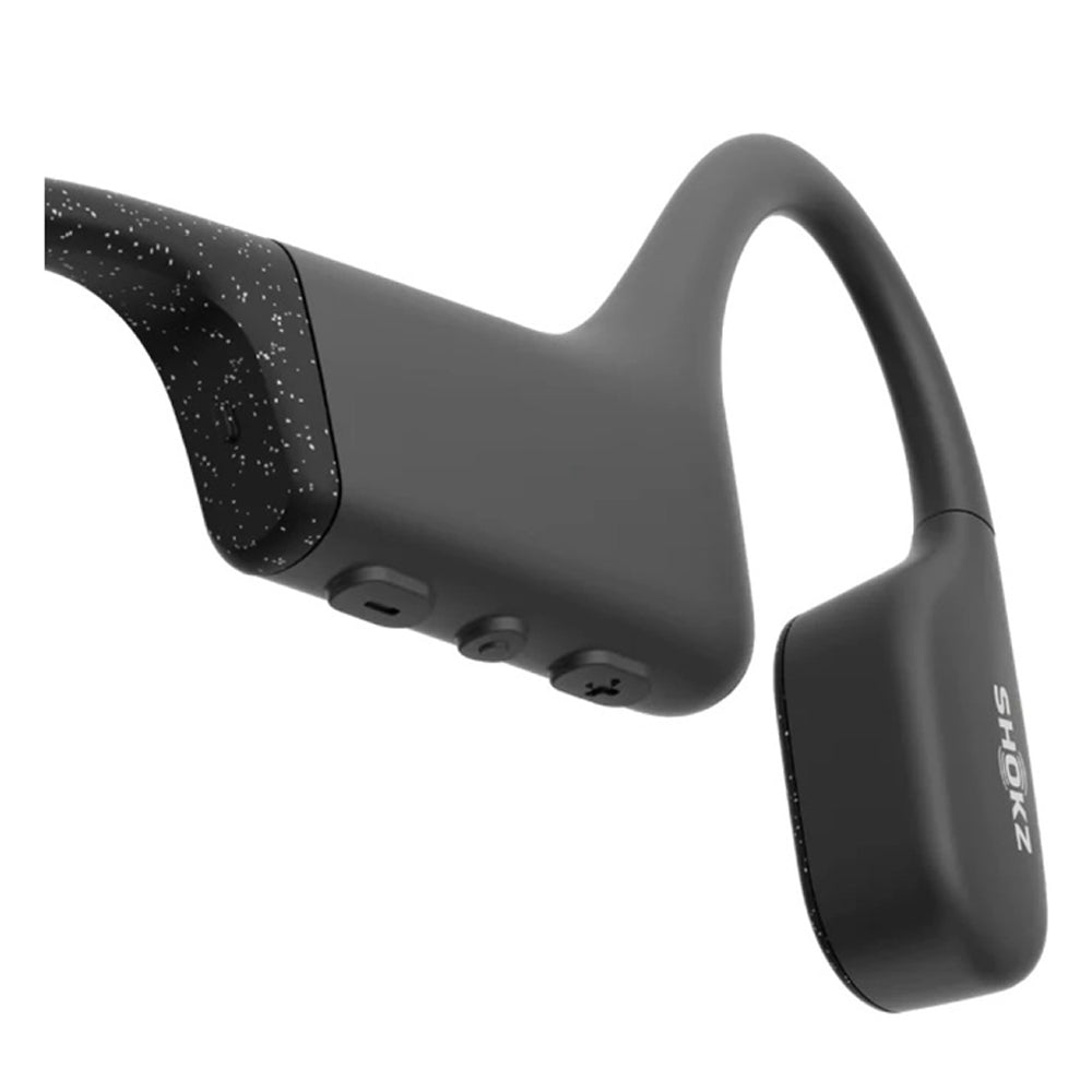 Shokz OpenSwim Wireless Waterproof OpenEar MP3 Bone Conduction Headphones- Black