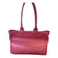 Thumbnail for Leather United Tote Bag - RED (Genuine Leather)