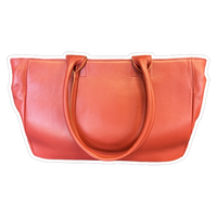 Thumbnail for Leather United Tote Bag - RED (Genuine Leather)