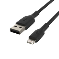 Thumbnail for Belkin BoostCharge Lightning to USB-A Cable, 1m - Black