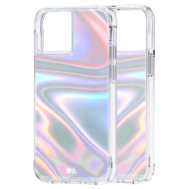 Case-Mate Soap Bubble Case Antimicrobial for iPhone 13 mini (5.4") - Iridescent