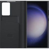 Thumbnail for Samsung Smart Clear View Wallet Case for Galaxy S23 Ultra - Black