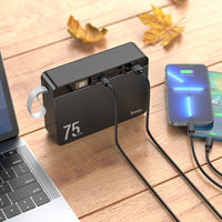 Thumbnail for Hoco J94 22.5W 75000mAh Power Bank - Black