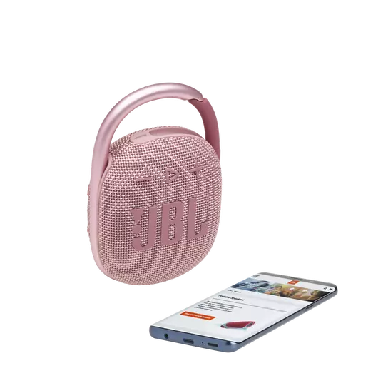 JBL Clip 4 Ultra-portable Waterproof Speaker - Pink