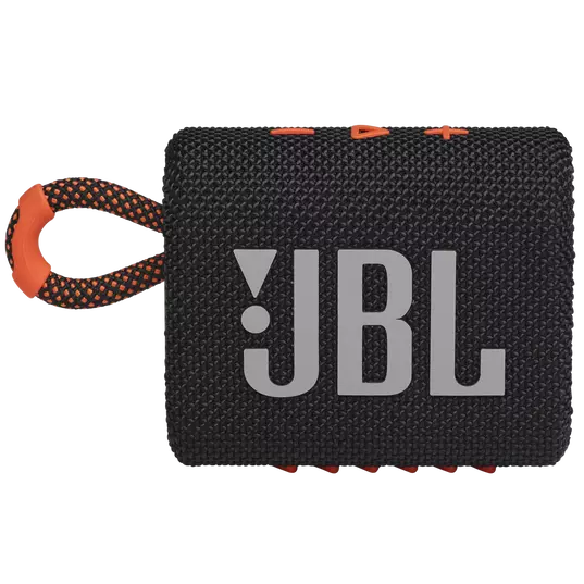 JBL GO3 Mini Bluetooth Speaker - Black/Orange