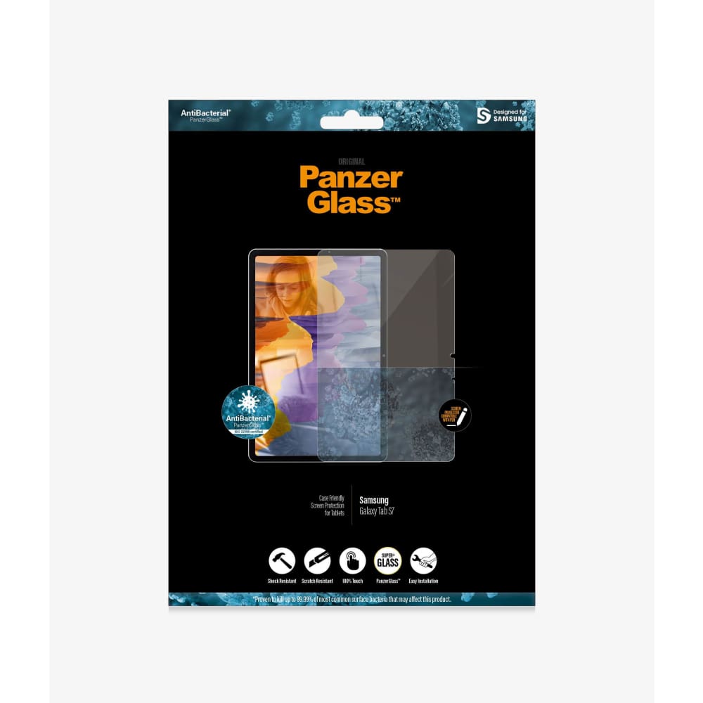 Panzer Glass Samsung Tab S7 CF Glass Screen Protector - Crystal Clear - Accessories