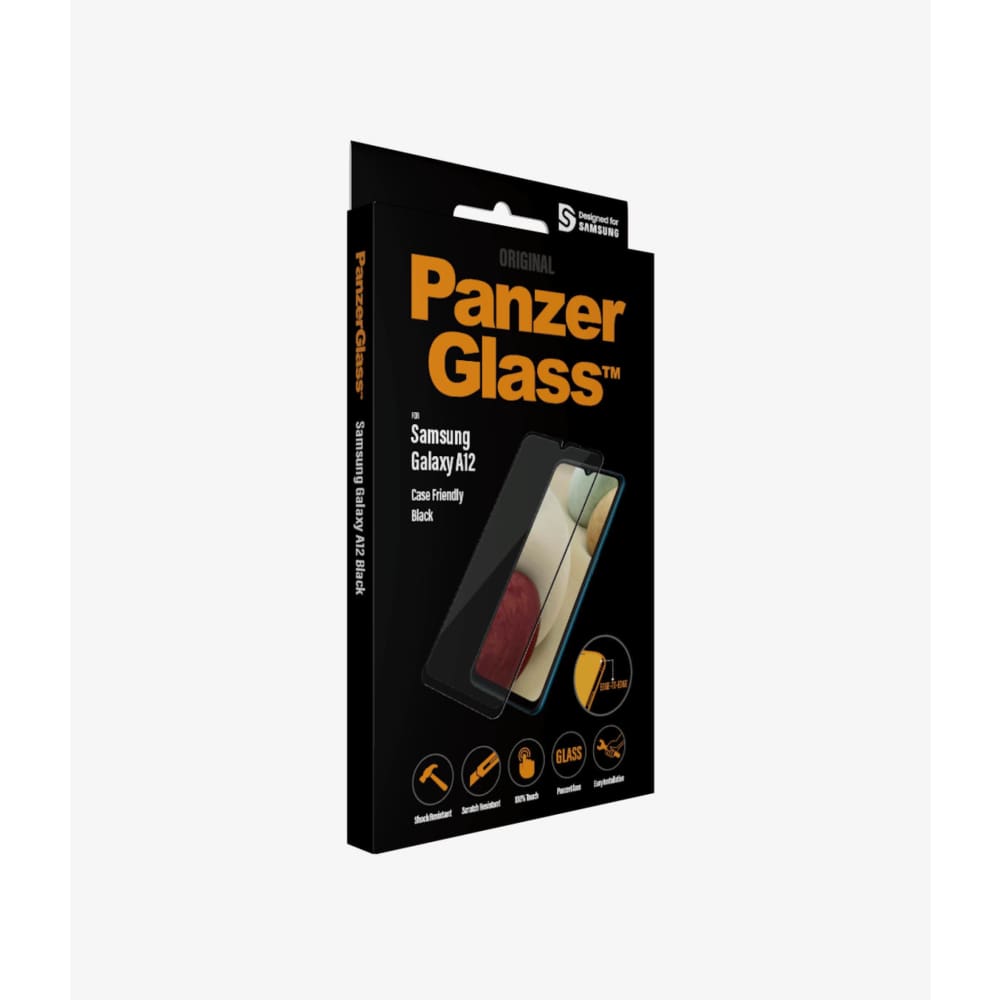 Panzer Glass Screen Protector for Samsung Galaxy A12 - Black - Accessories