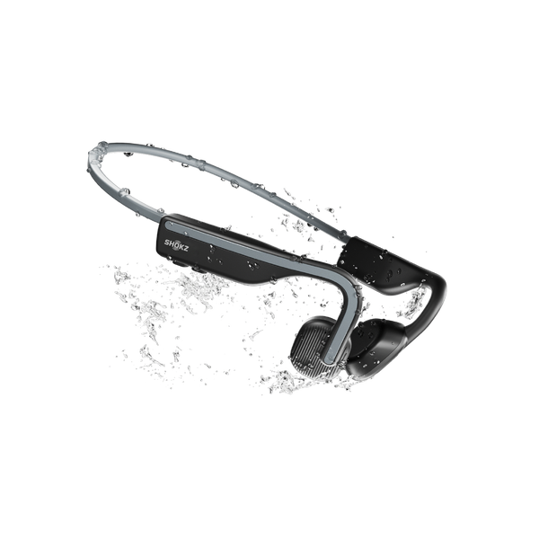 Shokz OpenMove Bone Conduction Open-Ear Lifestyle/Sport Headphones - Grey