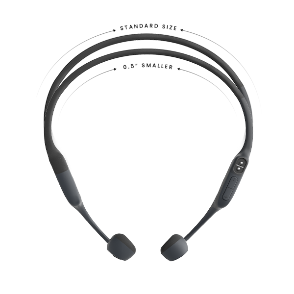 Shokz OpenRun Bone Conduction Open-Ear Endurance Headphones - Black