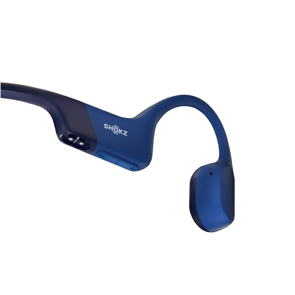 Shokz OpenRun Bone Conduction Open-Ear Endurance Headphones - Blue