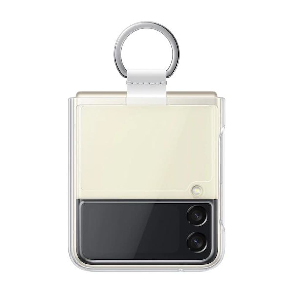 Samsung Clear Cover with Ring for Galaxy Flip 3 - Transparent - Accessories