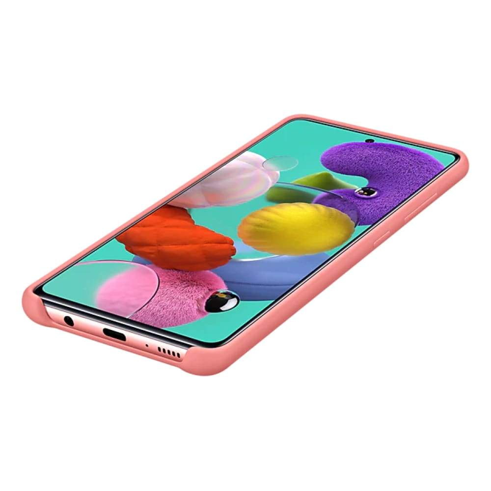 Samsung Galaxy A51 Silicone Cover - Pink - Accessories