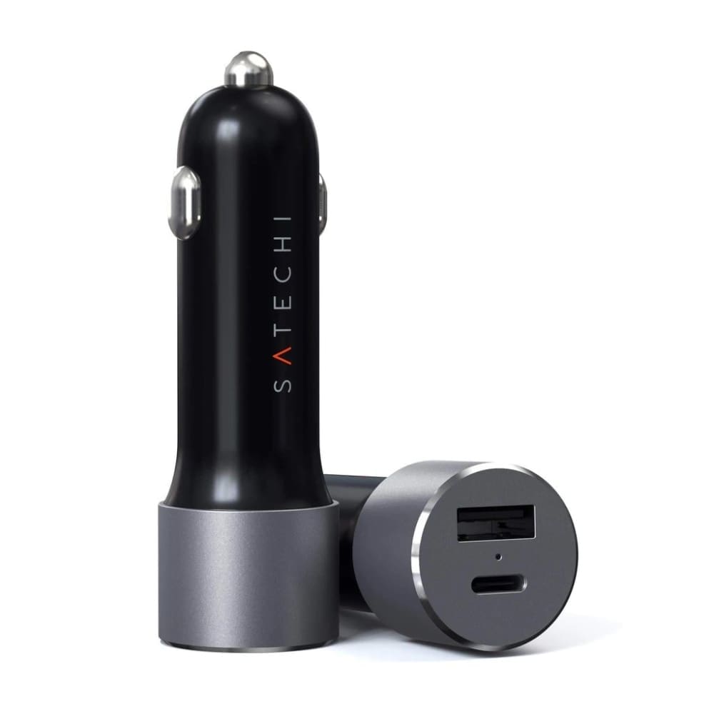 Satechi 72W USB-C PD Car Charger (Space Grey) - Accessories