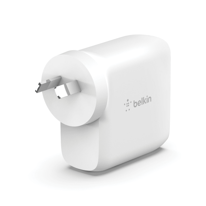 Belkin BOOSTCHARGE Dual USB-C GaN Wall Charger 68W Universally - White