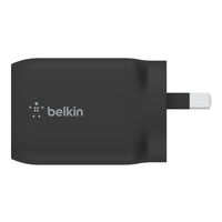 Thumbnail for Belkin BoostUp Charge Dual USB-C 65W GaN Wall Charger - Black