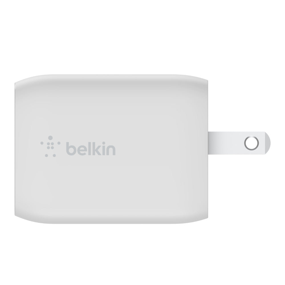 Belkin BOOST UP Dual USB-C Wall Charger GaN 65W with PPS - White